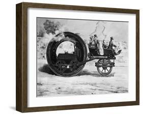 The Evolution of the Train-null-Framed Giclee Print