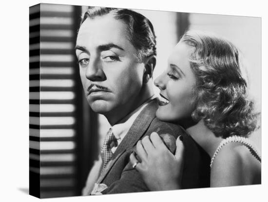 The Ex-Mrs. Bradford, from Left: William Powell, Jean Arthur, 1936-null-Stretched Canvas