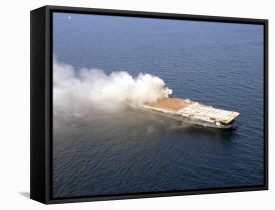 The Ex-Oriskany, a Decommissioned Aircraft Carrier-Stocktrek Images-Framed Stretched Canvas