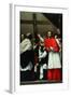 The Exaltation of the Holy Nail with Saint Charles Borromeo-Carlo Saraceni-Framed Giclee Print