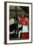 The Exaltation of the Holy Nail with Saint Charles Borromeo-Carlo Saraceni-Framed Giclee Print