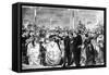 The Examination of Apprentices in the Tonhalle, Berlin, by a Committee of the Hairdressing…-German School-Framed Stretched Canvas