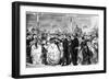 The Examination of Apprentices in the Tonhalle, Berlin, by a Committee of the Hairdressing…-German School-Framed Giclee Print
