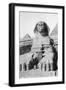 The Excavated Sphinx, Cairo, Egypt, C1920S-null-Framed Giclee Print