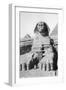 The Excavated Sphinx, Cairo, Egypt, C1920S-null-Framed Giclee Print