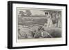 The Excavations at Silchester, Examining a Roman Pavement-Stuart G. Davis-Framed Giclee Print