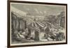 The Excavations at the Colosseum, Rome-null-Framed Giclee Print