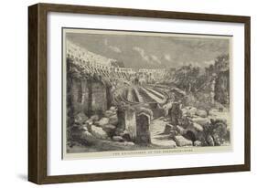 The Excavations at the Colosseum, Rome-null-Framed Giclee Print