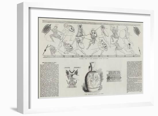 The Excavations in Cumae-null-Framed Giclee Print