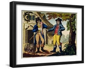 The Excisemen Outwitted-null-Framed Giclee Print