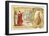The Excommunication of Philip IV of France by Pope Boniface VIII, 1303-null-Framed Giclee Print