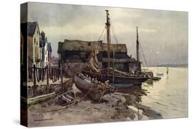 The Exe at Topsham-Ernest W Haslehust-Stretched Canvas