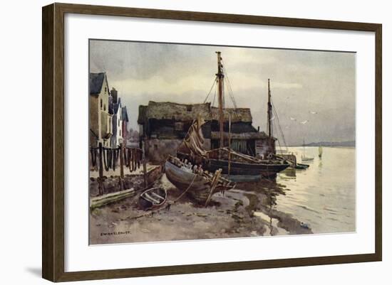 The Exe at Topsham-Ernest W Haslehust-Framed Photographic Print