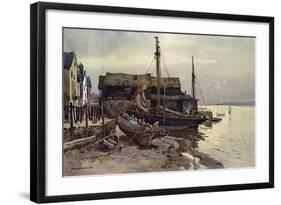 The Exe at Topsham-Ernest W Haslehust-Framed Photographic Print