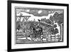 The Execution at Lechmere Point, Cambridge, Massachusetts, 18th Century-null-Framed Giclee Print