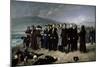 The Execution by Firing Squad of Torrijos and his Colleages on the beach at Málaga, 1888.-Antonio Gisbert Pérez-Mounted Giclee Print