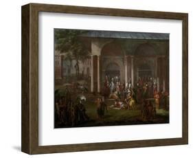 The Execution of a Minister During the Patrona Halil Rebellion, 1737-Jean-Baptiste Vanmour-Framed Giclee Print