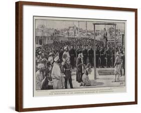 The Execution of an Armenian Murderer in Constantinople-Henry Marriott Paget-Framed Giclee Print