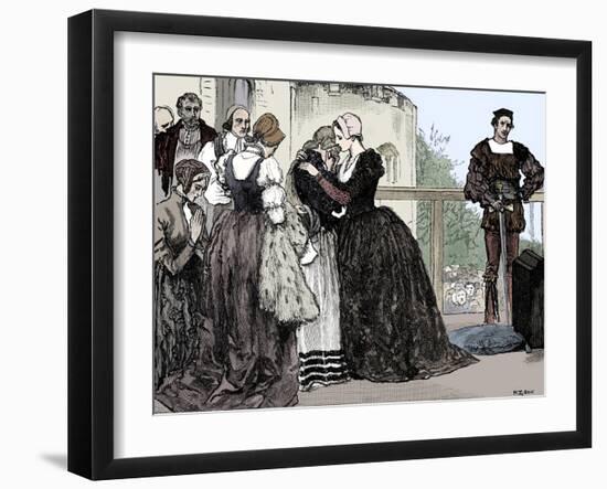 The execution of Anne Boleyn, 1536-Unknown-Framed Giclee Print