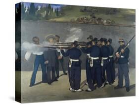 The Execution of Emperor Maximilian of Mexico 1867-Edouard Manet-Stretched Canvas