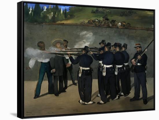 The Execution of Emperor Maximilian of Mexico, June 19, 1867-Edouard Manet-Framed Stretched Canvas