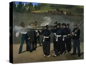 The Execution of Emperor Maximilian of Mexico, June 19, 1867-Edouard Manet-Stretched Canvas