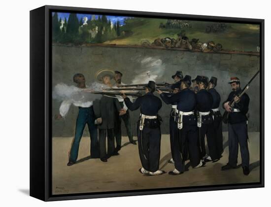 The Execution of Emperor Maximilian of Mexico, June 19, 1867-Edouard Manet-Framed Stretched Canvas