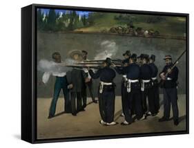 The Execution of Emperor Maximilian of Mexico, June 19, 1867-Edouard Manet-Framed Stretched Canvas