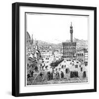 The Execution of Girolamo Savonarola in the Piazza Della Signoria, Florence, 1882-null-Framed Giclee Print