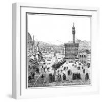 The Execution of Girolamo Savonarola in the Piazza Della Signoria, Florence, 1882-null-Framed Giclee Print