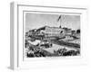 The Execution of Hetherington and Brace, Fort Vigilance, Sacramento, California, 1856-Britton & Rey-Framed Giclee Print