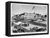 The Execution of Hetherington and Brace, Fort Vigilance, Sacramento, California, 1856-Britton & Rey-Framed Stretched Canvas