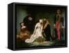 The Execution of Lady Jane Grey, 1833-Hippolyte Delaroche-Framed Stretched Canvas
