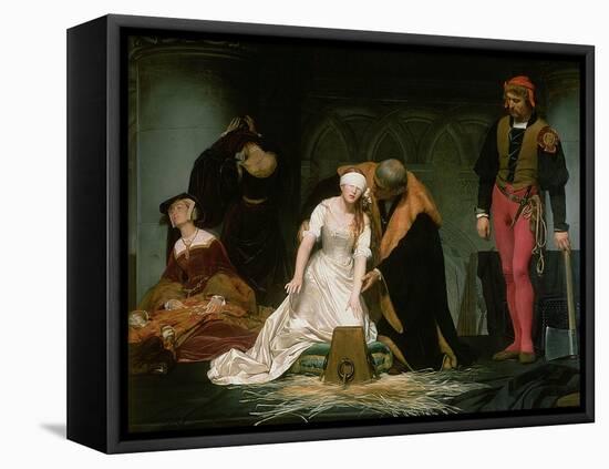 The Execution of Lady Jane Grey, 1833-Hippolyte Delaroche-Framed Stretched Canvas