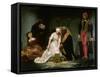 The Execution of Lady Jane Grey, 1833-Hippolyte Delaroche-Framed Stretched Canvas