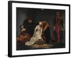 The Execution of Lady Jane Grey, 1833-Paul Hippolyte Delaroche-Framed Giclee Print