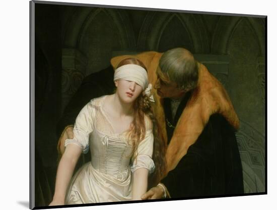 The Execution of Lady Jane Grey, 1833-Hippolyte Delaroche-Mounted Giclee Print