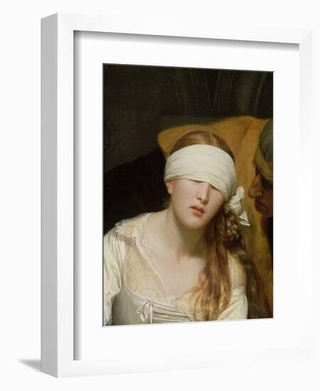 The Execution of Lady Jane Grey, 1833-Hippolyte Delaroche-Framed Giclee Print