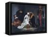 The Execution of Lady Jane Grey in the Tower of London in the Year 1554-Paul Delaroche-Framed Stretched Canvas