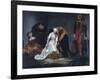 The Execution of Lady Jane Grey in the Tower of London in the Year 1554-Paul Delaroche-Framed Giclee Print