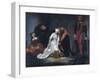 The Execution of Lady Jane Grey in the Tower of London in the Year 1554-Paul Delaroche-Framed Giclee Print