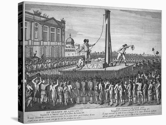 The Execution of Louis XVI, January 21 1793-null-Stretched Canvas