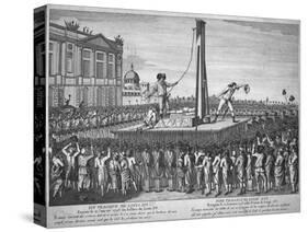 The Execution of Louis XVI, January 21 1793-null-Stretched Canvas