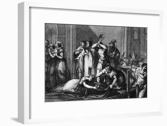 The Execution of Mary, Queen of Scots-null-Framed Giclee Print