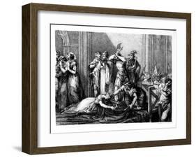 The Execution of Mary Queen of Scots-John Francis Rigaud-Framed Giclee Print