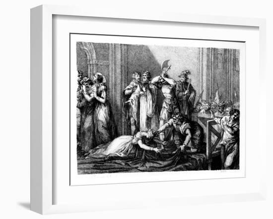 The Execution of Mary Queen of Scots-John Francis Rigaud-Framed Giclee Print