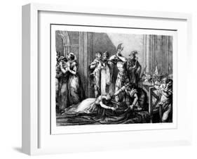 The Execution of Mary Queen of Scots-John Francis Rigaud-Framed Giclee Print