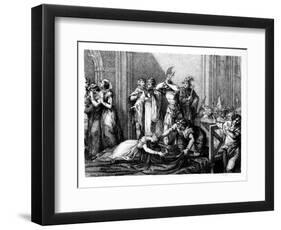 The Execution of Mary Queen of Scots-John Francis Rigaud-Framed Giclee Print