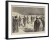 The Execution of Rossel, Bourgeois, and Ferre, at Satory, Reading the Sentence-null-Framed Giclee Print