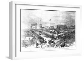 The Execution of Sioux Indians by the Us Authorities at Mankato, Minnesota on Friday 26th…-American School-Framed Giclee Print